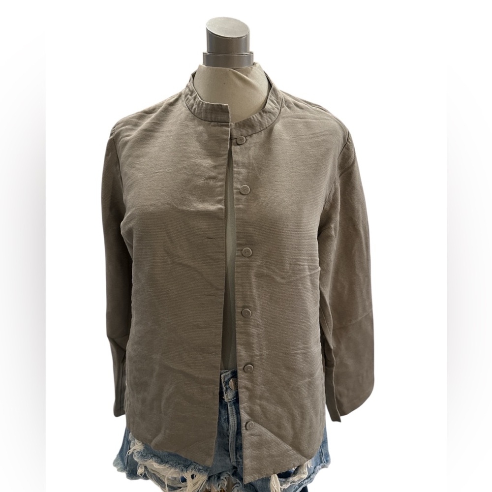 Eileen Fisher - Women's Tan Jacket